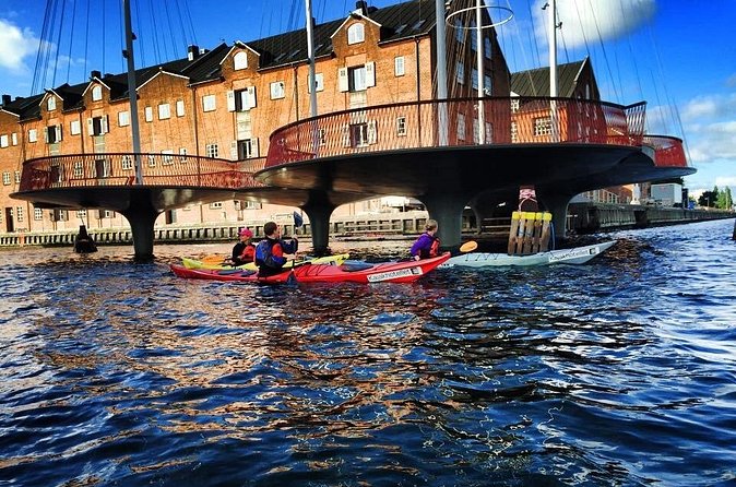 2 Hours Guided Kayak Tour in Copenhagen Harbor - Old buildings and a former bank on the route