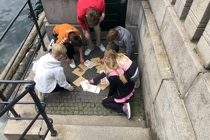 Aarhus Self guided Mystery hunt Sabotage in Danish - Walking through central Aarhus