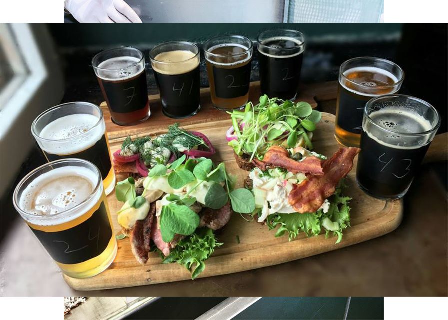 Copenhagen: 3-Hour Culinary Bike Tour - Sitting down with smørrebrød and Danish snaps