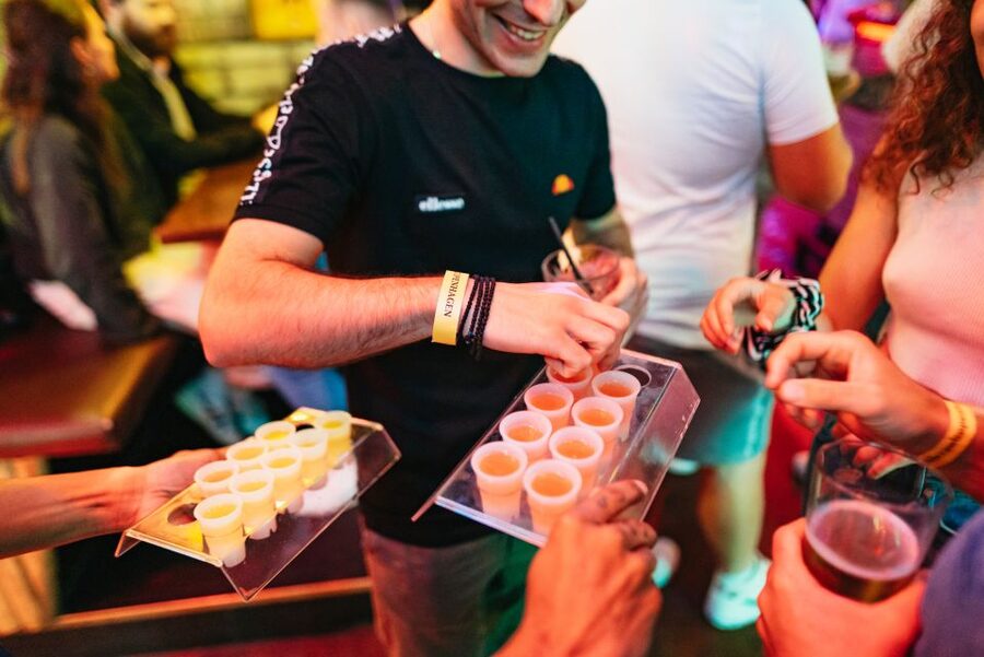 Copenhagen: Guided Party Pub Crawl with 4 Shots and 1 Drink - Four early bars and four included shots