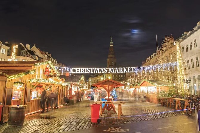 Copenhagen Private Christmas Walking Tour with Gløgg - The Stork Fountain, pastries, and gløgg