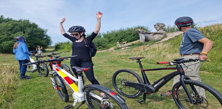 Copenhagen: Private Forgotten Giants E-Bike Treasure Hunt - Glostrup: the first real taste of the suburbs