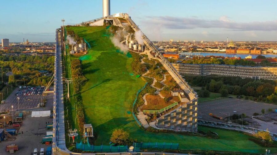 CopenHill Ski Pass Including Rental Gear - CopenHill turns a power plant into a ski slope
