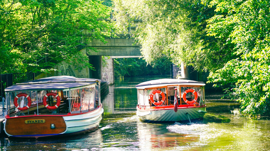 Lyngby & Bagsværd Lake: Baadfarten Boat Ride - Frederiksdal offers a convenient pause