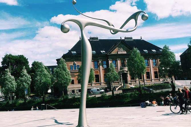 Street Art and Rooftops of Aarhus, Denmark - City Hall, monuments, and the official center